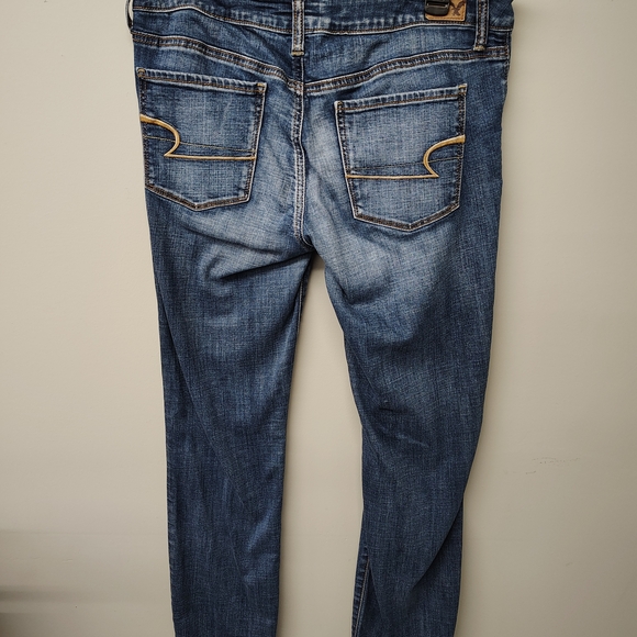 American Eagle Outfitters Blue Skinny Jeans - Picture 2 of 5